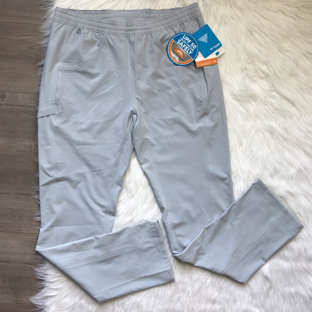 NWT Columbia Blue PFG hiking outdoor pants - size M